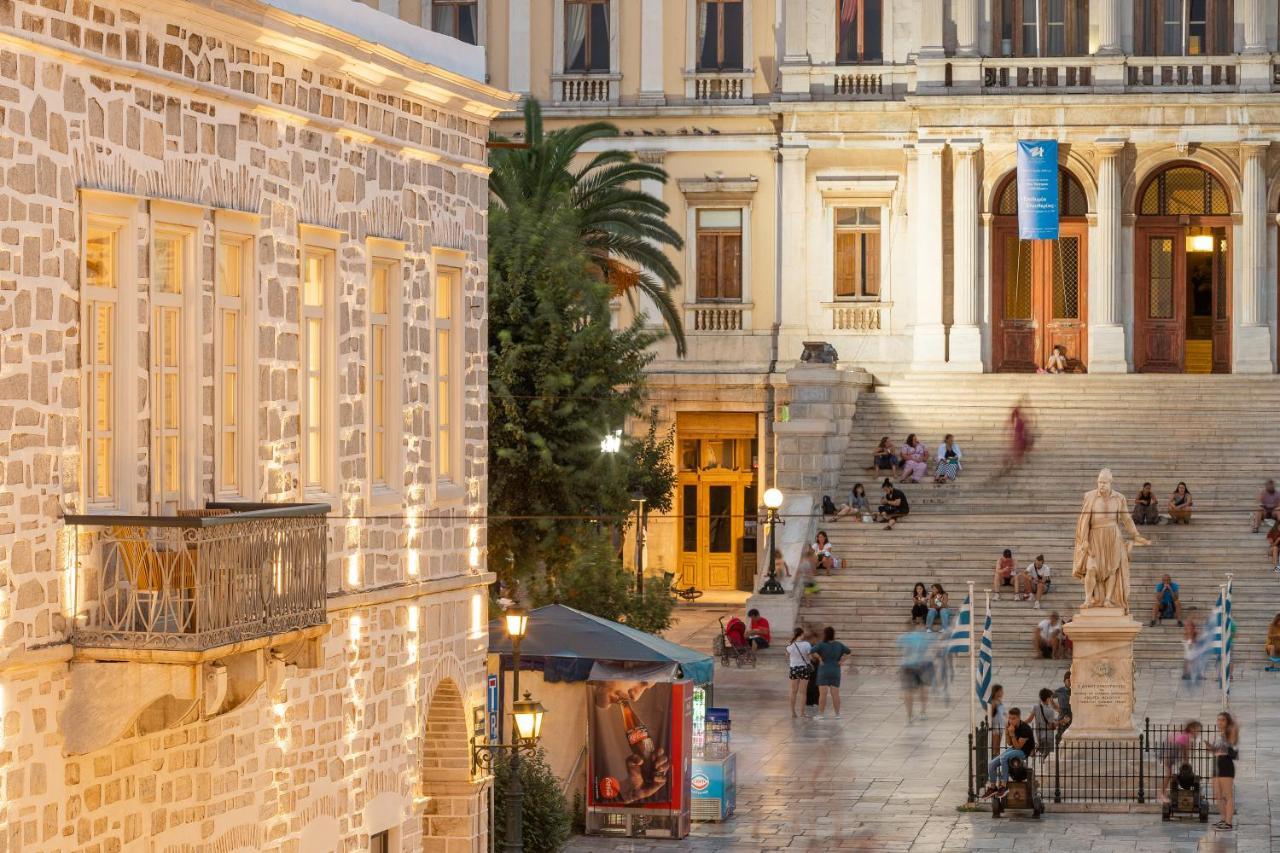 Syros Soul Luxury Suites Ermoupoli Exterior foto