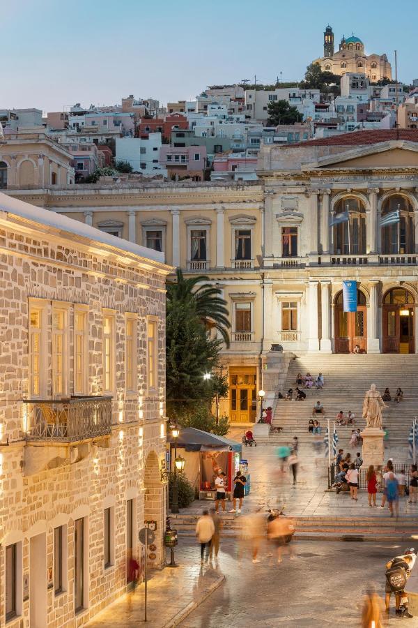 Syros Soul Luxury Suites Ermoupoli Exterior foto