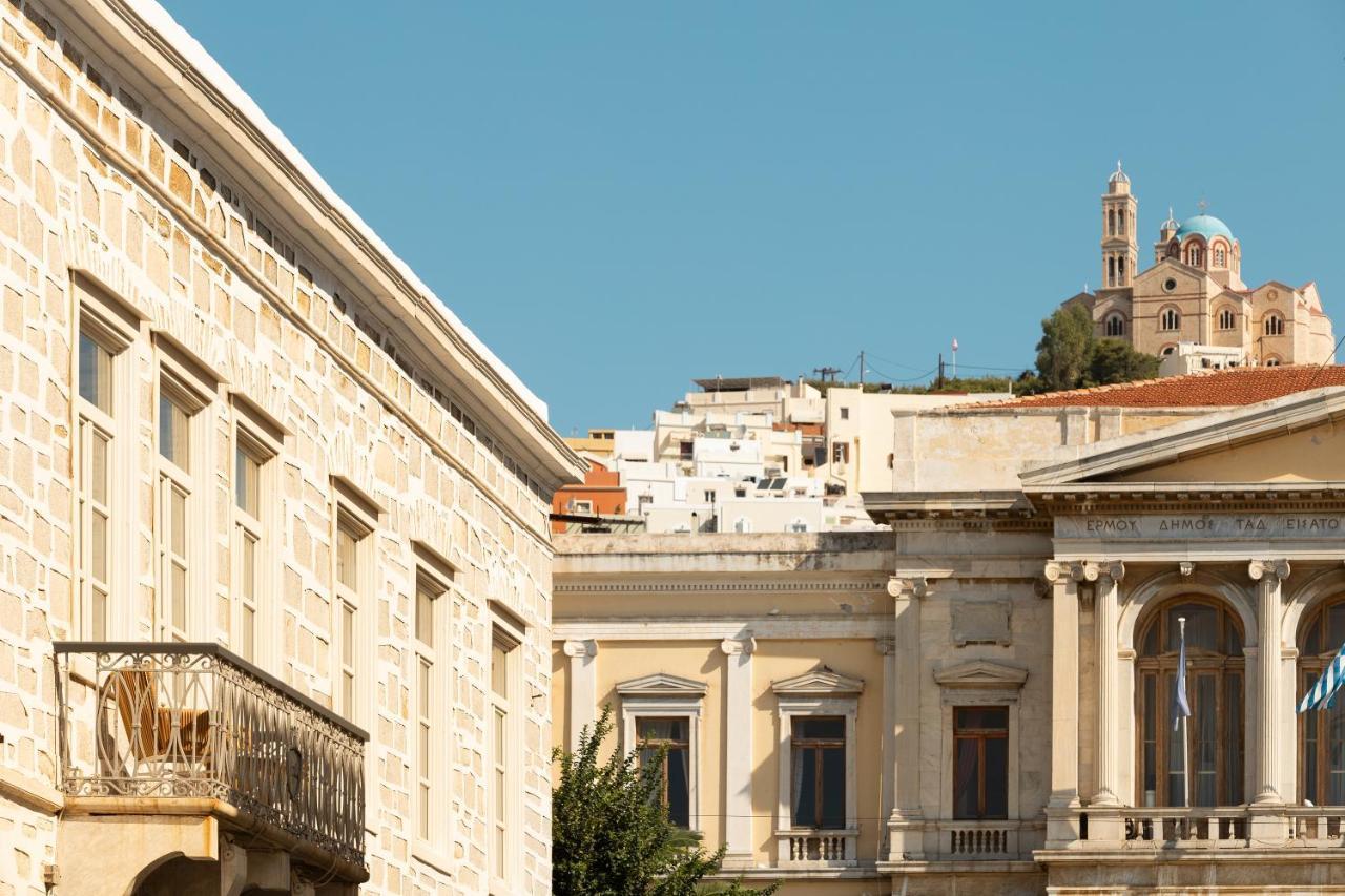 Syros Soul Luxury Suites Ermoupoli Exterior foto