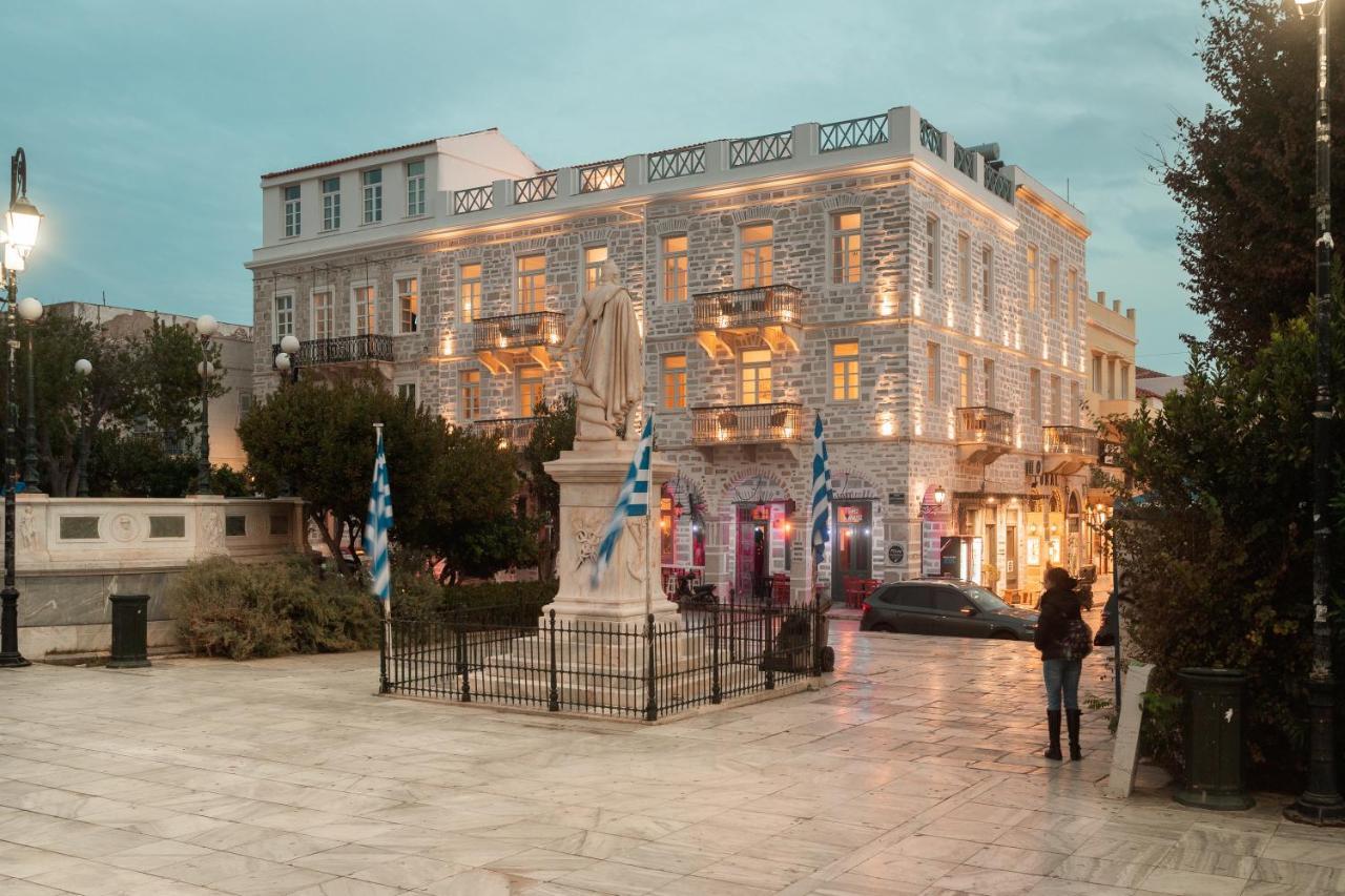Syros Soul Luxury Suites Ermoupoli Exterior foto